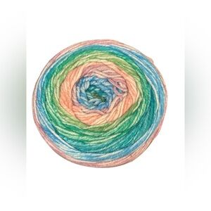 Lion‎ Brand Mandala Ombre Cake 100% Acrylic Yarn Balance 209 New 5.3 oz Colorful
